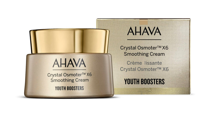 AHAVA Osmoter Concentrate Smoothing Cream - Rich Gel-Cream to Boost Skin’s Youthfulness & Texture, Improves Elasticity & Radiance, Easy Absorption with Exclusive Osmoter X6, & Jojoba Oil, 1.7 Fl.Oz