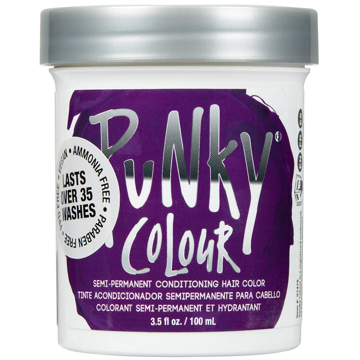 Punky Jerome Russell Punky Semi Permanent Hair Color Conditioning, 100ml - Purple (Pack of 1)