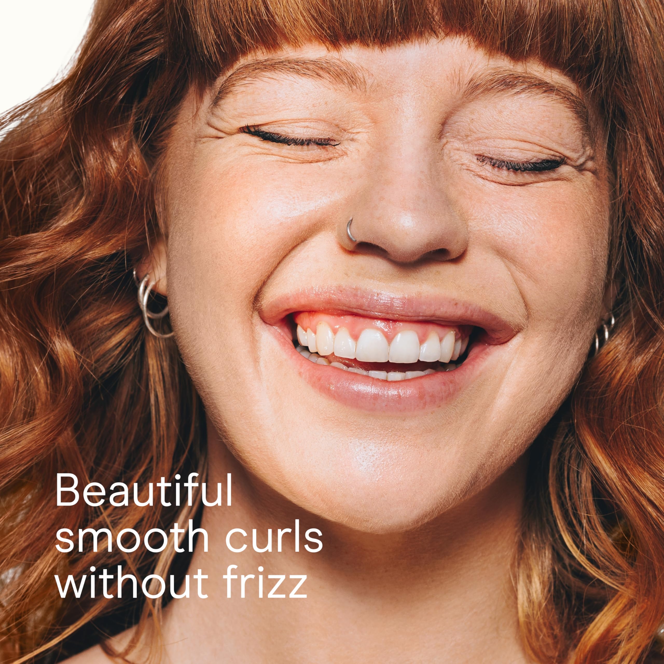 Conair Double Ceramic 1 ¼-Inch Curling Iron with Claw Clip, 1.25-Inch Barrel Creates Loose Curls, Hair Curler for Use on Medium and Long Hair, White