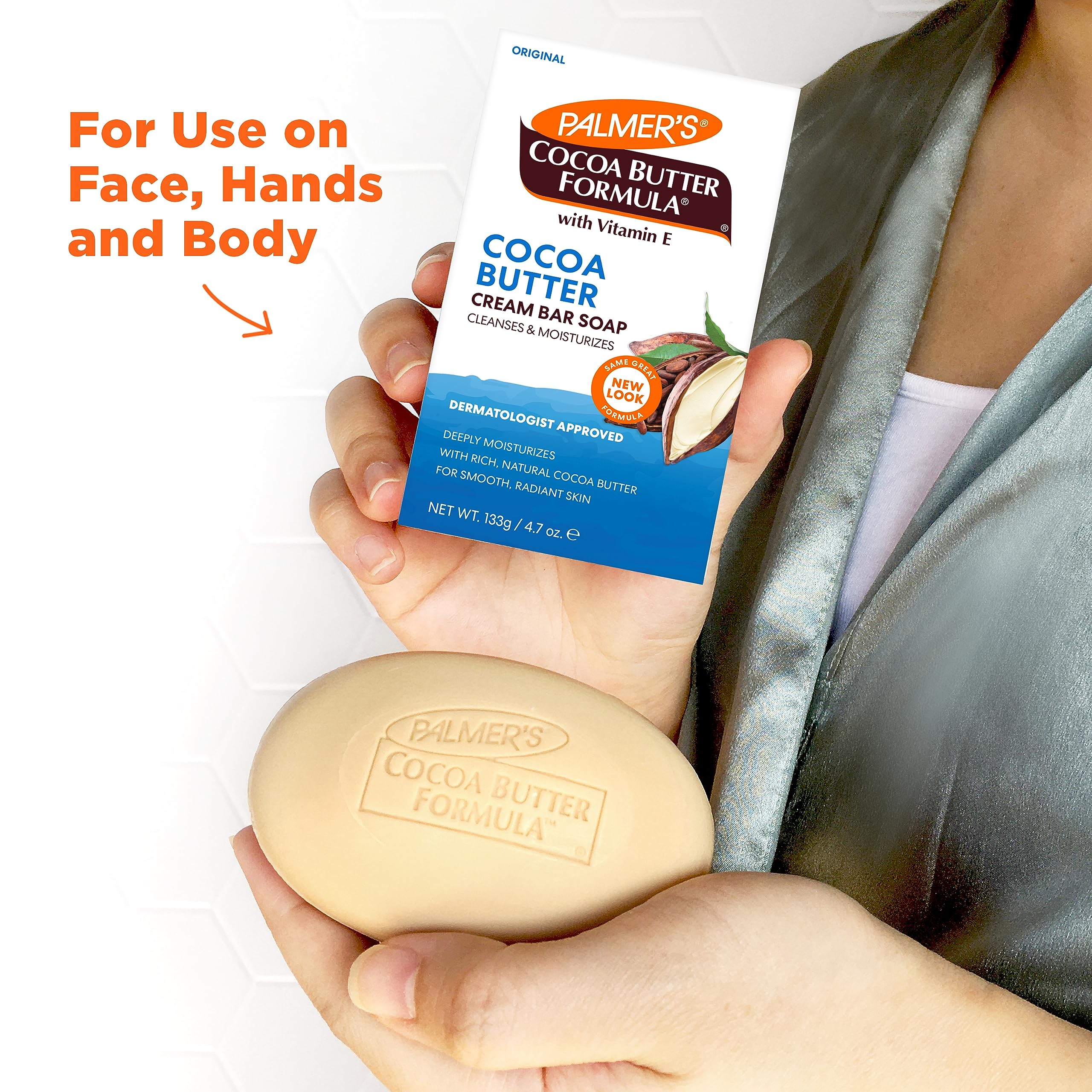 Palmerââ‚¬â„¢s Cocoa Butter Formula with Vitamin E Daily Skin Therapy Formula Cream Soap, 3.5 Ounces (Pack of 12)