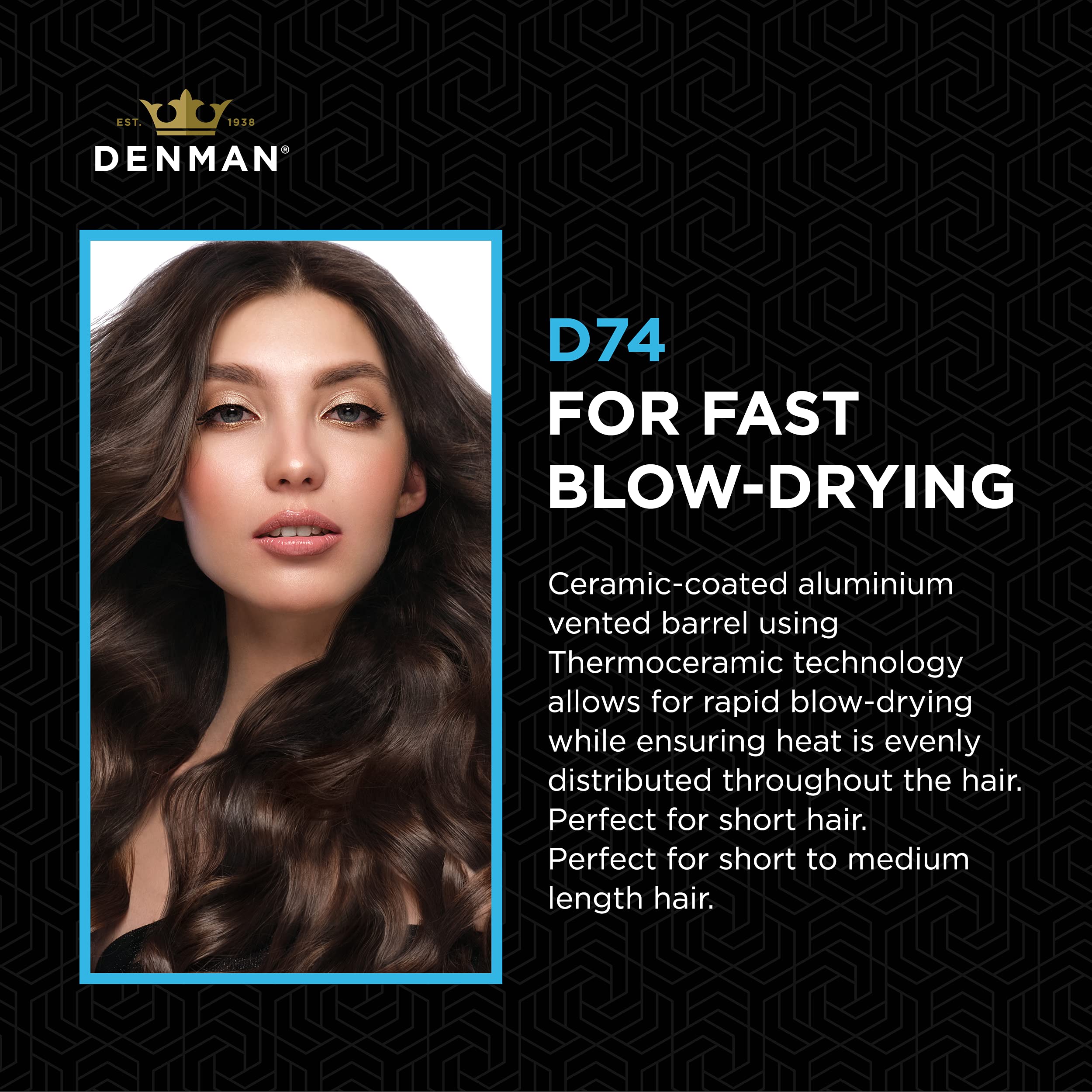 Denman Small Hot Curl, 30mm