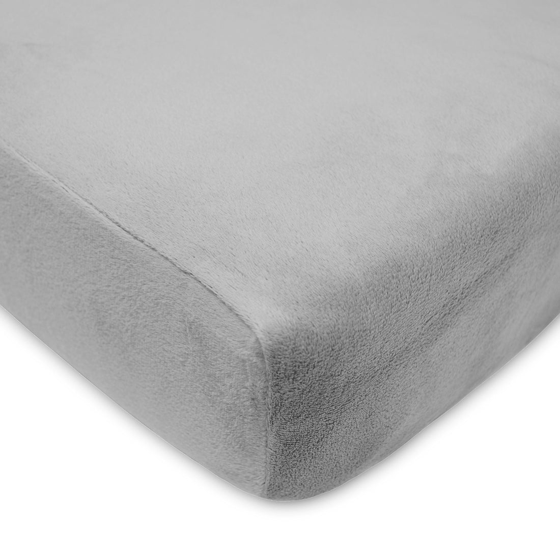 American Baby Company Heavenly Soft Chenille Fitted Crib Sheet 28 x 52, Warm and Cozy Neutral Chenille Sheet, Steel Gray, for Boys and Girls, Fits Crib and Toddler Bed mattresses