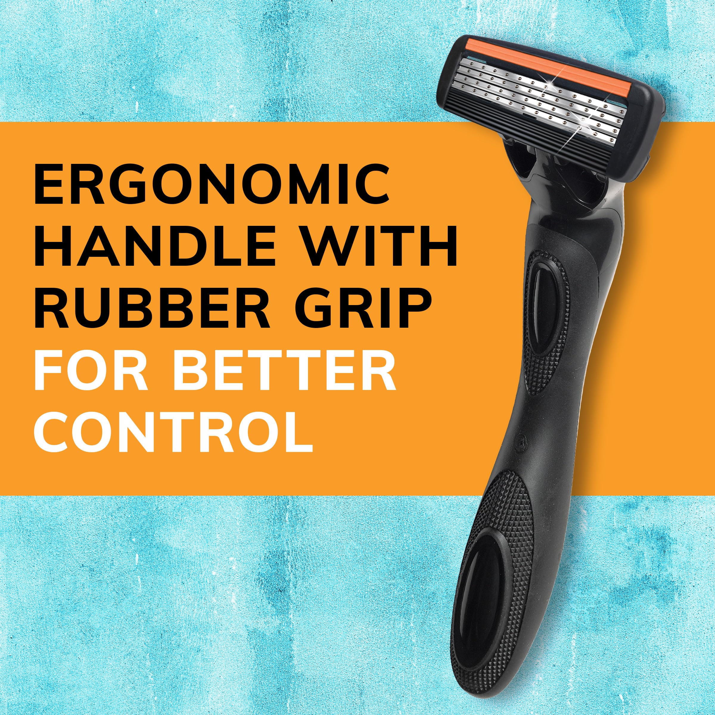 BIC Flex 4 Sensitive Hybrid Men's 4-Blade Disposable Razor, 2 Handles and 20 Cartridges, Smooth and Close Shave