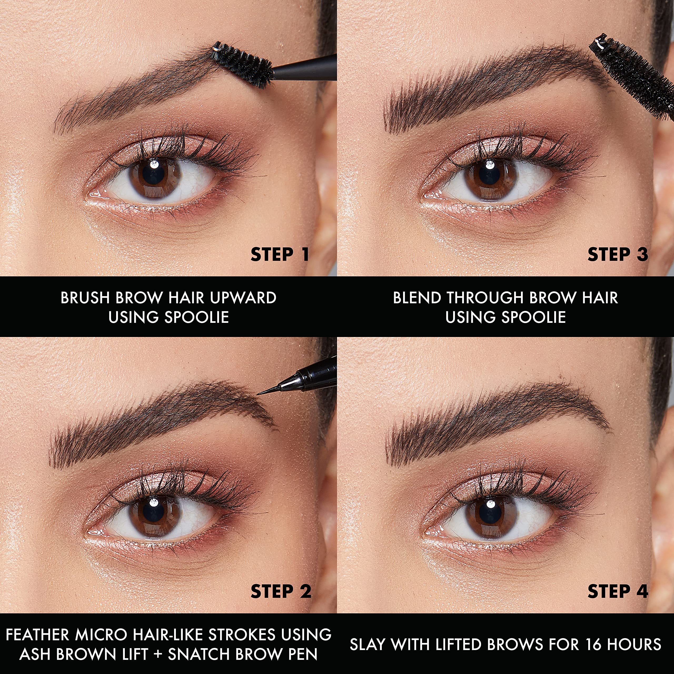 NYX PROFESSIONAL MAKEUP Lift & Snatch Eyebrow Tint Pen, Ash Brown (Pack Of 2)