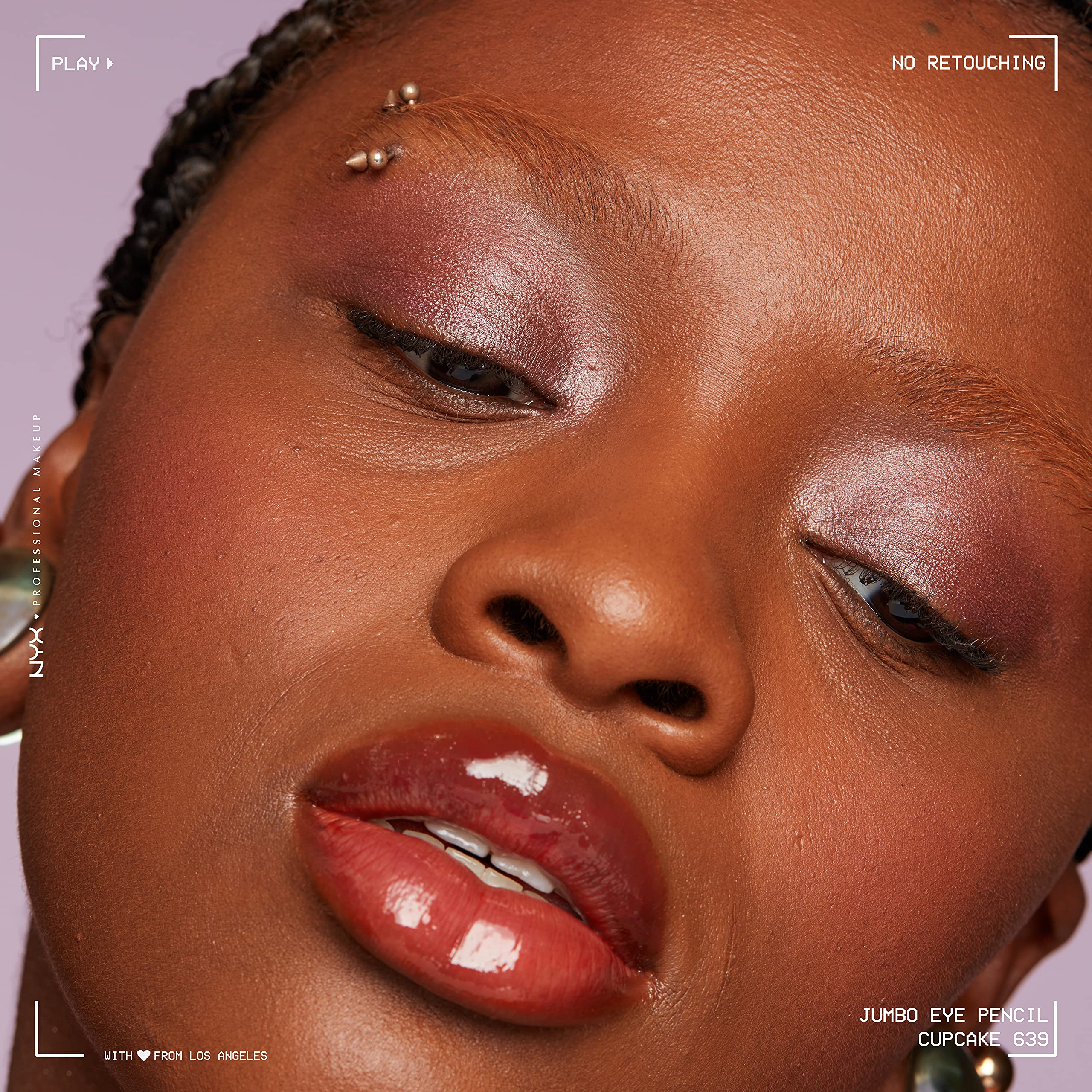 NYX PROFESSIONAL MAKEUP Jumbo Eye Pencil, Eyeshadow & Eyeliner Pencil - Cupcake (Pink)