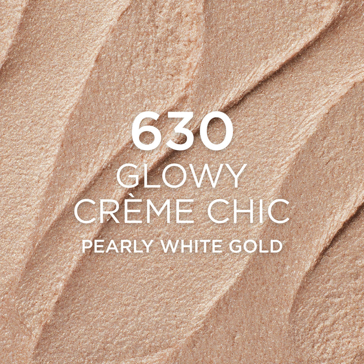 L'Oreal Paris True Match Lumi Le Glow Highlighter Stick, Luminous, Satin, Glowy Highlighter for Face and Body, 630 Crème Chic, 0.25 Oz