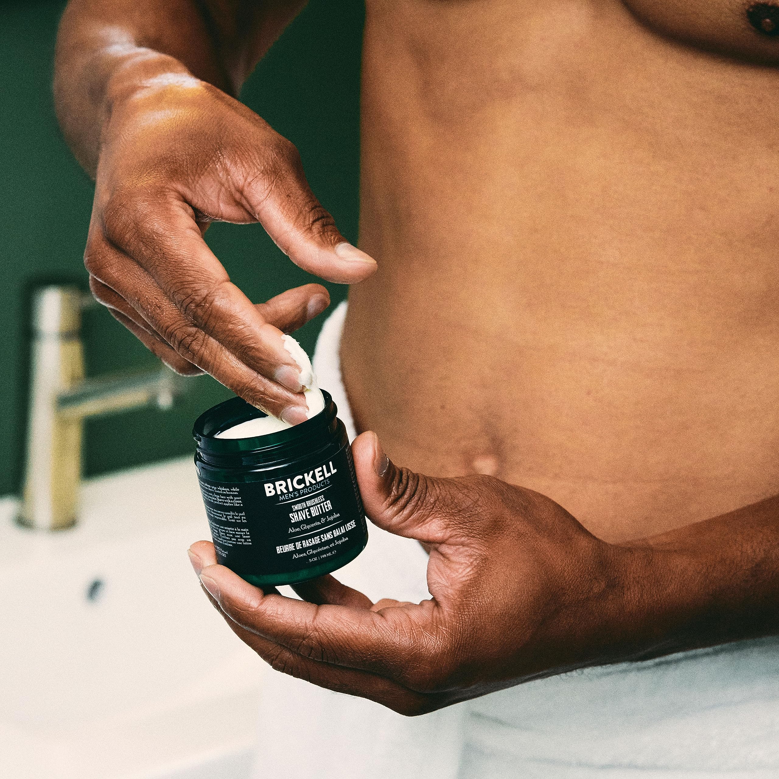 Brickell Men's Smooth Brushless Shave Cream, 5 Oz