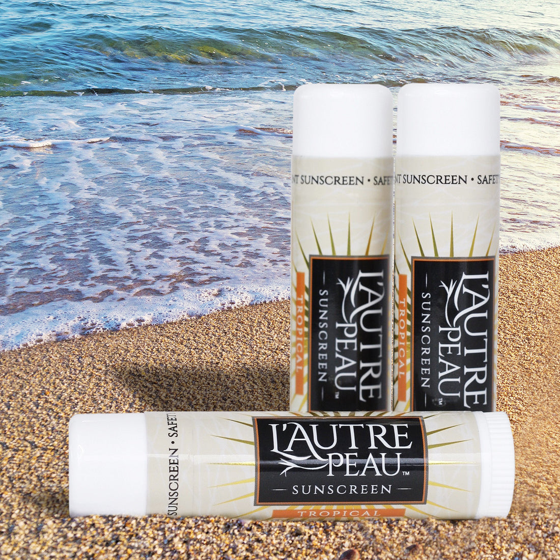 SPF 30 Sunscreen Stick by L'AUTRE PEAU | Special 3 Pack - White Color