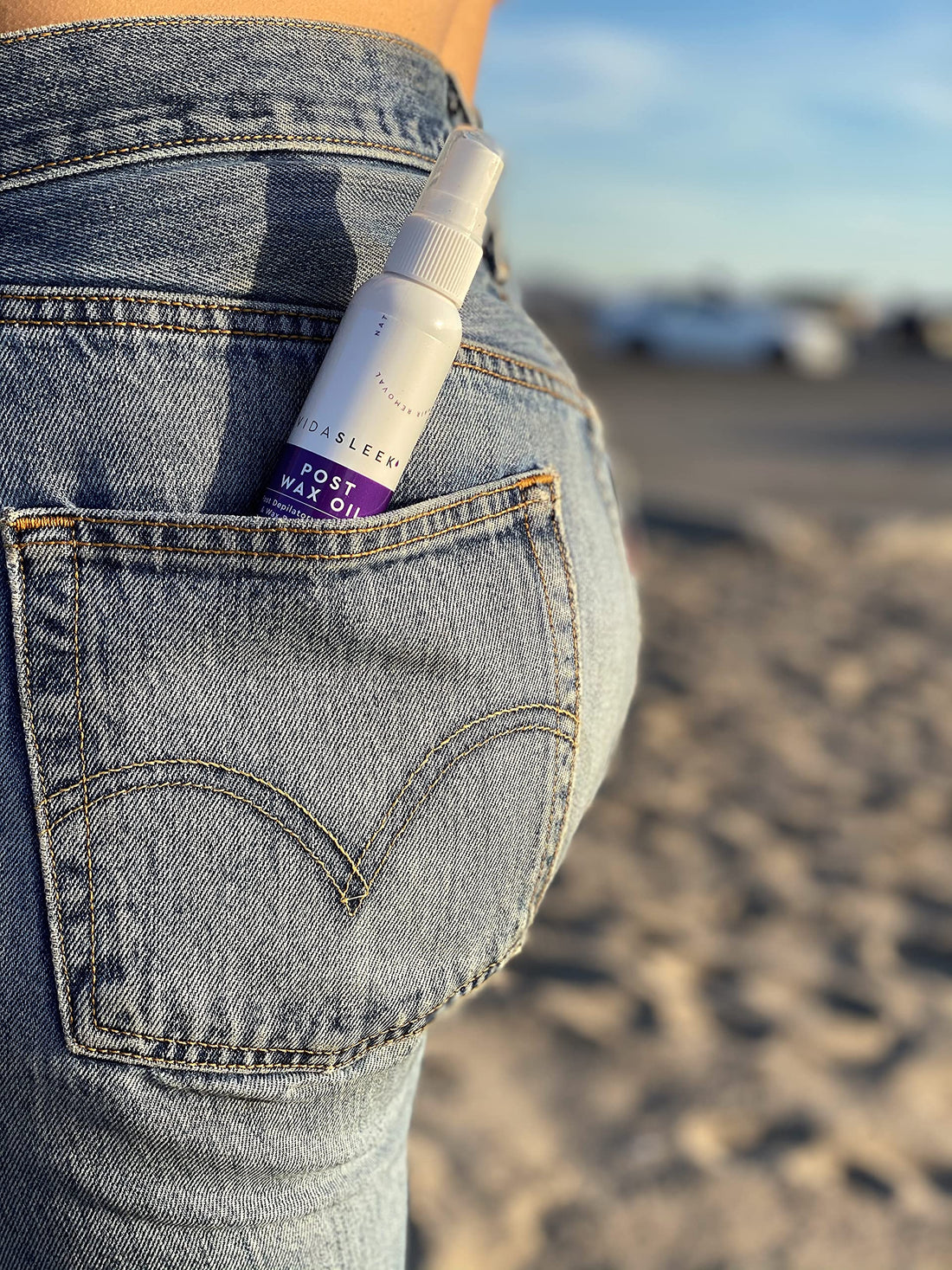 Bodyhonee After Wax Oil, Post Waxing Skin Calmer & Wax Residue Remover