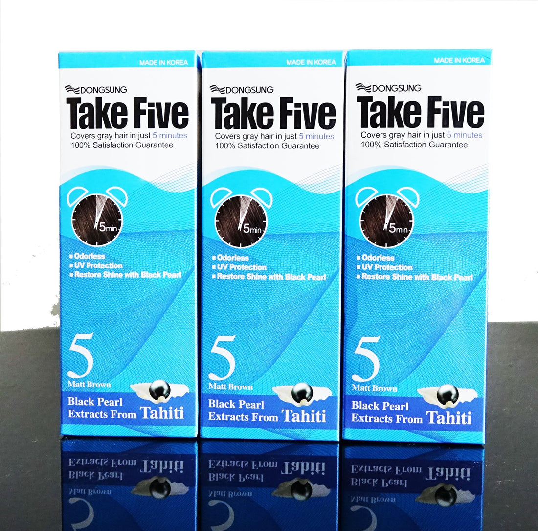 Dongsung Take 5 Hair Dye Gray Hair Coveage No. 5 Matt...