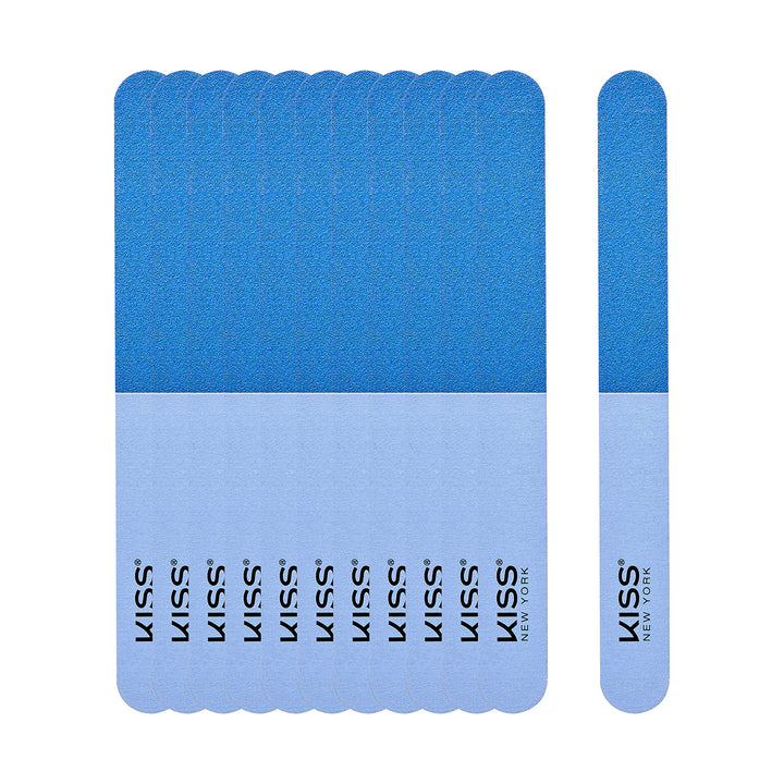 Kiss 4-Way Nail Shaper, Medium Fine, Pack Of 12
