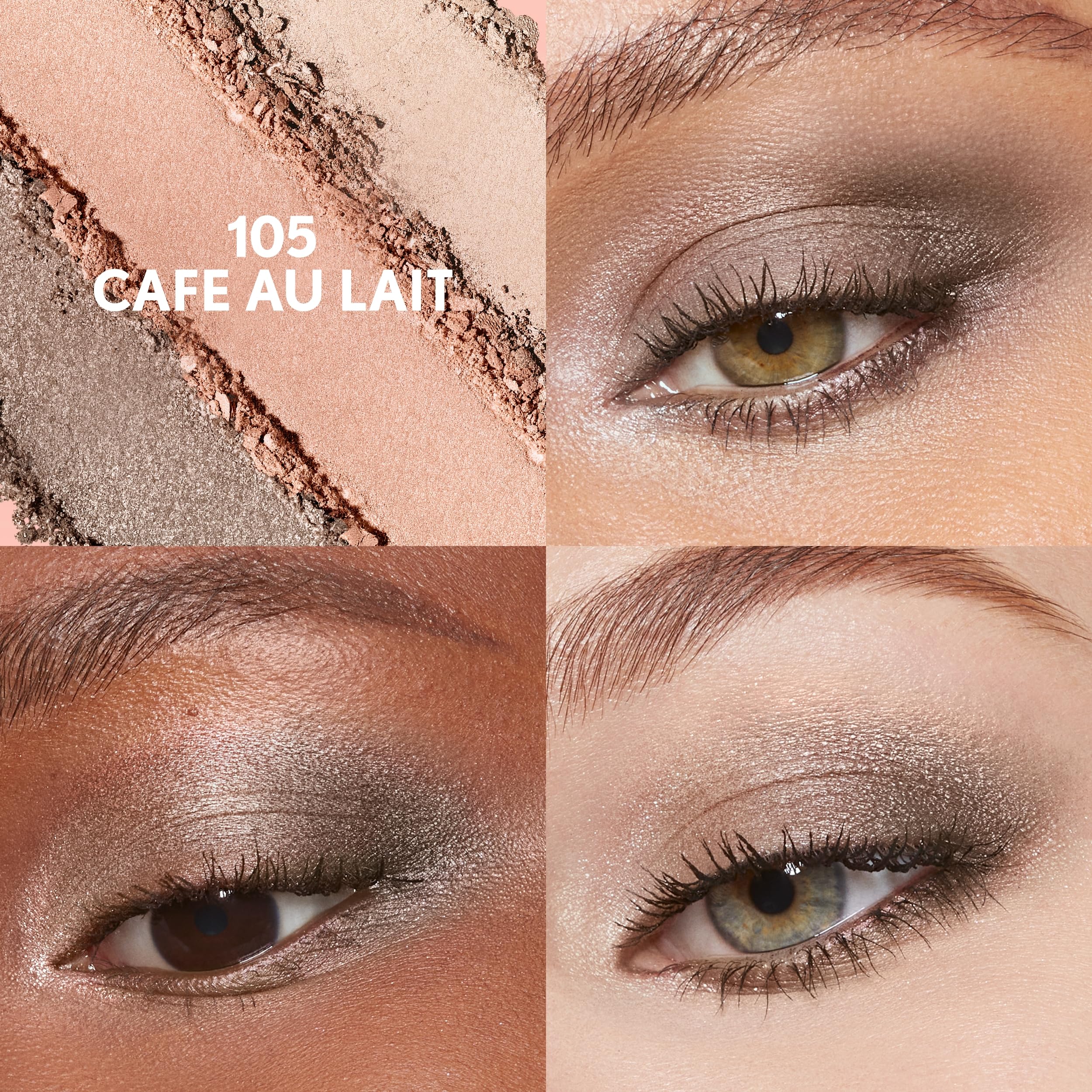 CoverGirl Eye Enhancers 3 Kit Shadow, Cafe Au Lait 105, 0.14 Ounce Packages by COVERGIRL