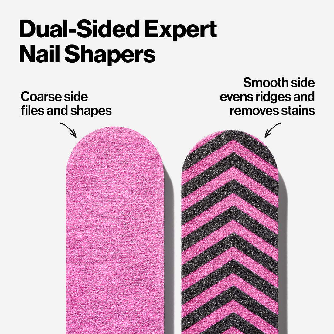 Revlon x Barbie Expert Nail Shapers, Quickly Shape and Smooth Normal to Hard Nails
