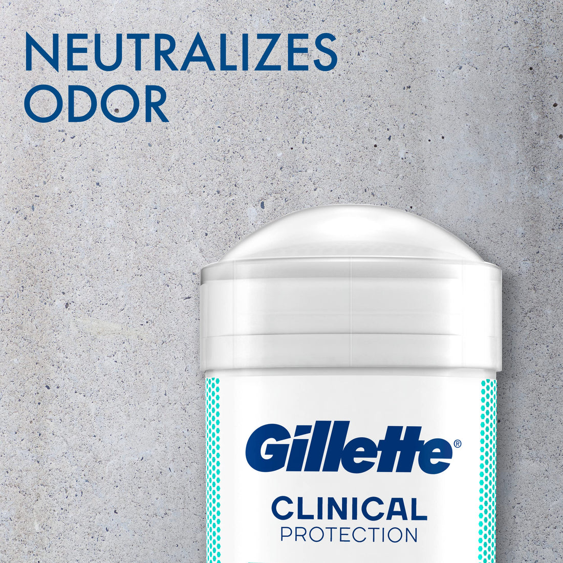 Gillette Clinical Antiperspirant and Deodorant for Men, 72hr Sweat & Odor Protection, Long Lasting Freshness, Anti-White Mark Technology, Soft Solid, Ultimate Fresh Scent, 2.6 oz