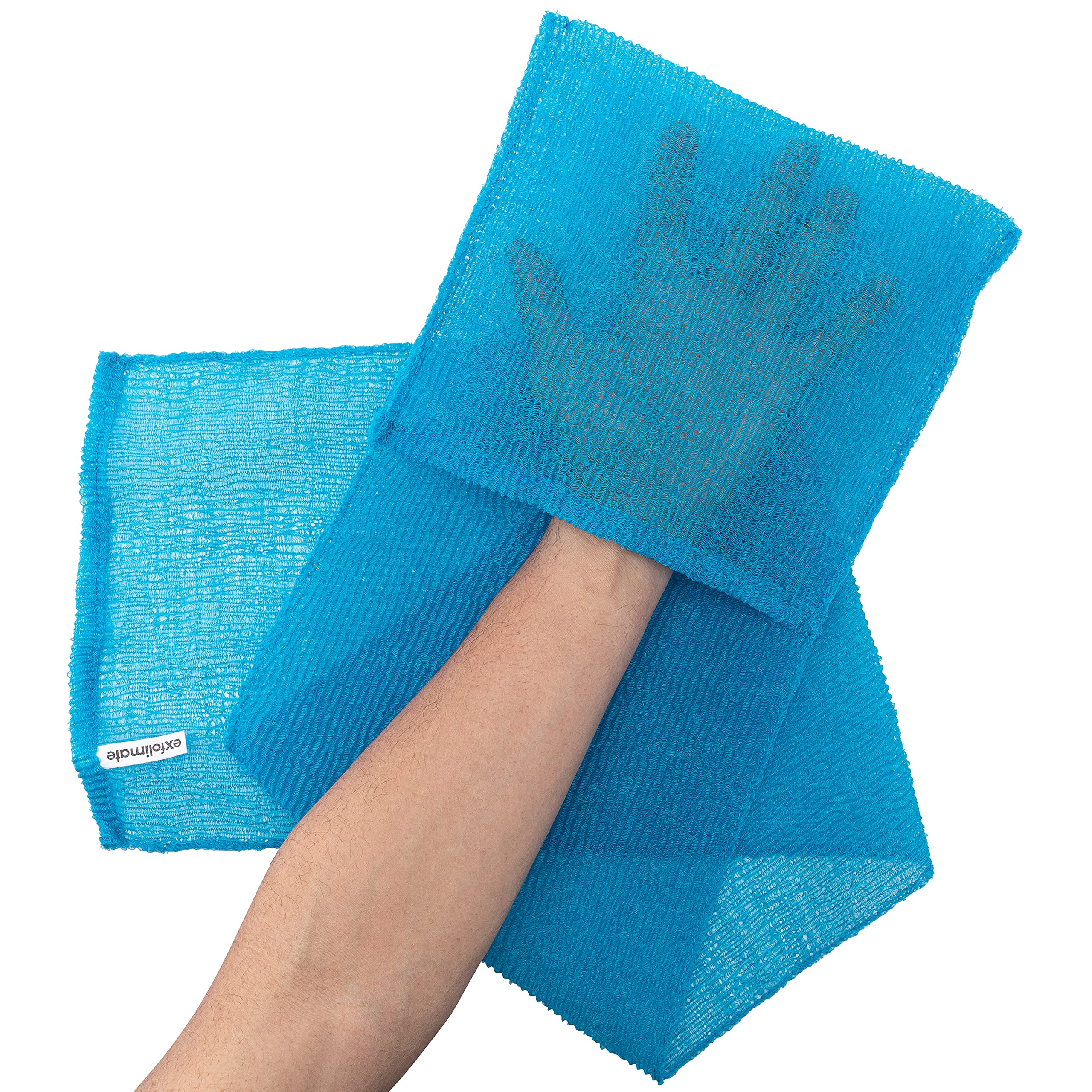 ExfoliMATE | Magic Exfoliating Shower Cloth Gently Removes Dead Skin for a Youthful Clear Complexion (aqua pocket 2.0)