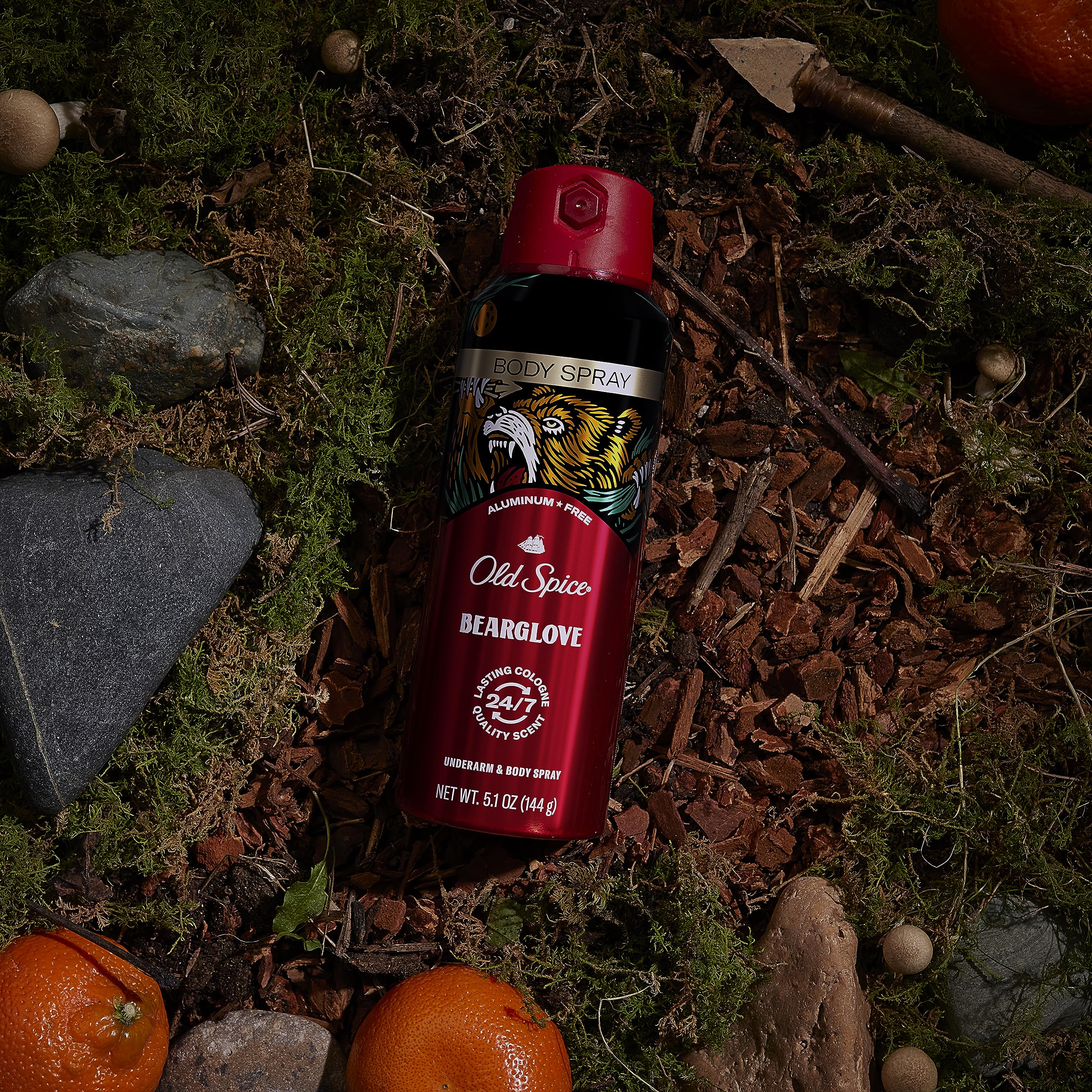 Old Spice Bearglove Body Spray for Men, 5.1 Oz (Pack of 3)