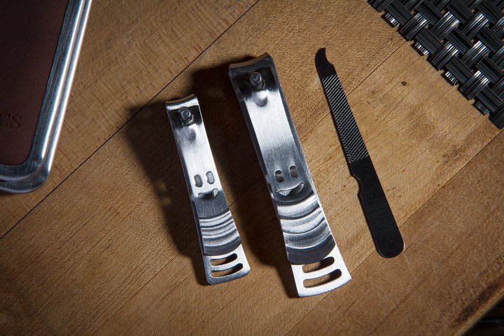 ManBasics Gifts for Him - Nail Clippers for Men - Stainless Steel Mens Nail Grooming Kit - Stocking Stuffers for Men