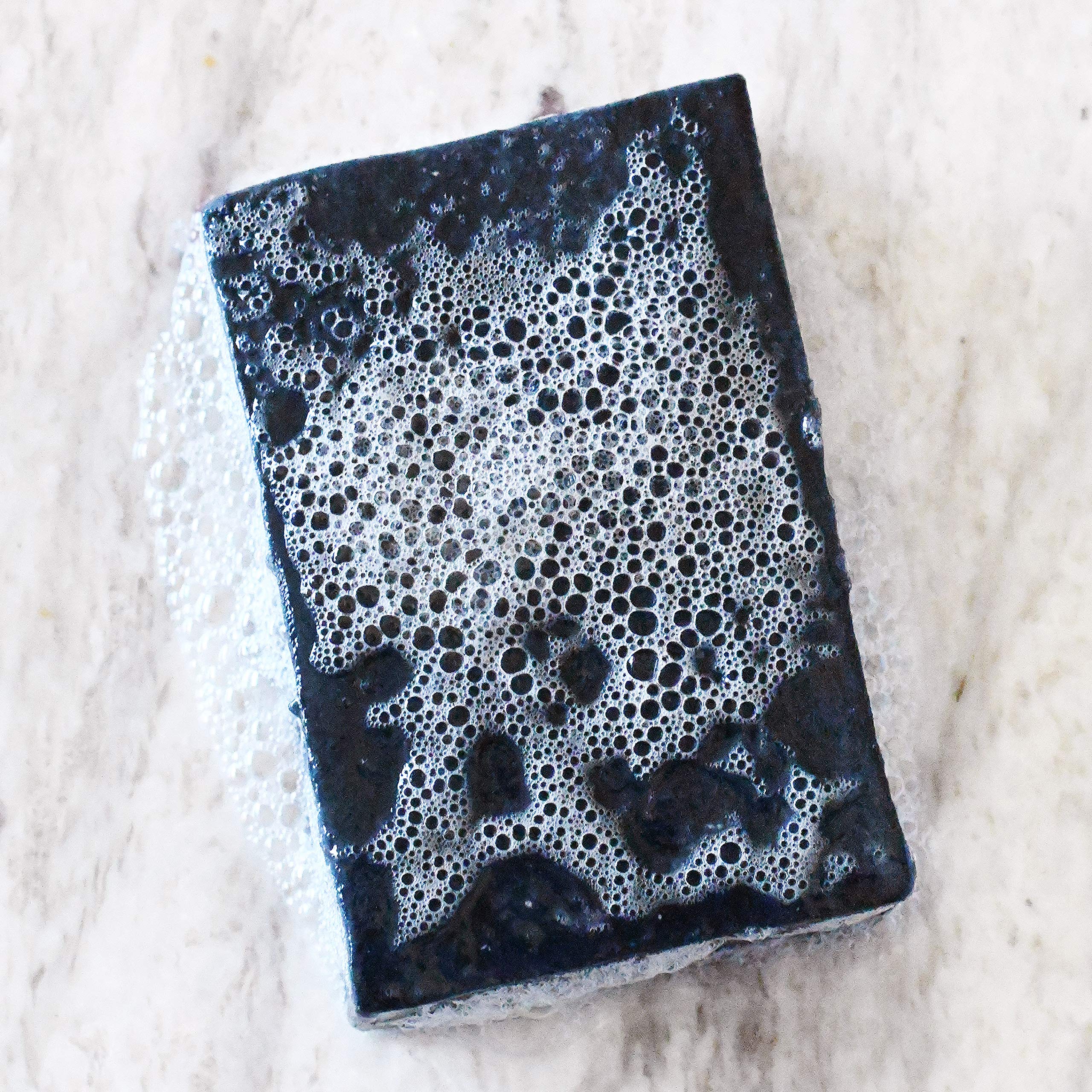 DETOX + CLEANSE Activated Charcoal + Clay Natural Soap for Face, Body and Underarm Detox with Spearmint + Grapefruit Essential Oils
