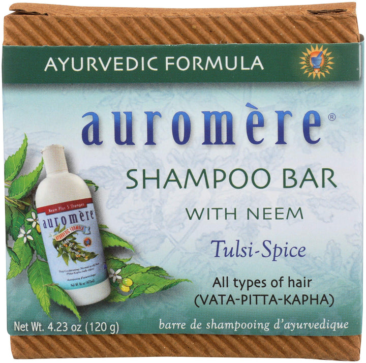 Auromere Ayurvedic Shampoo Bar, 4.85 Ounce