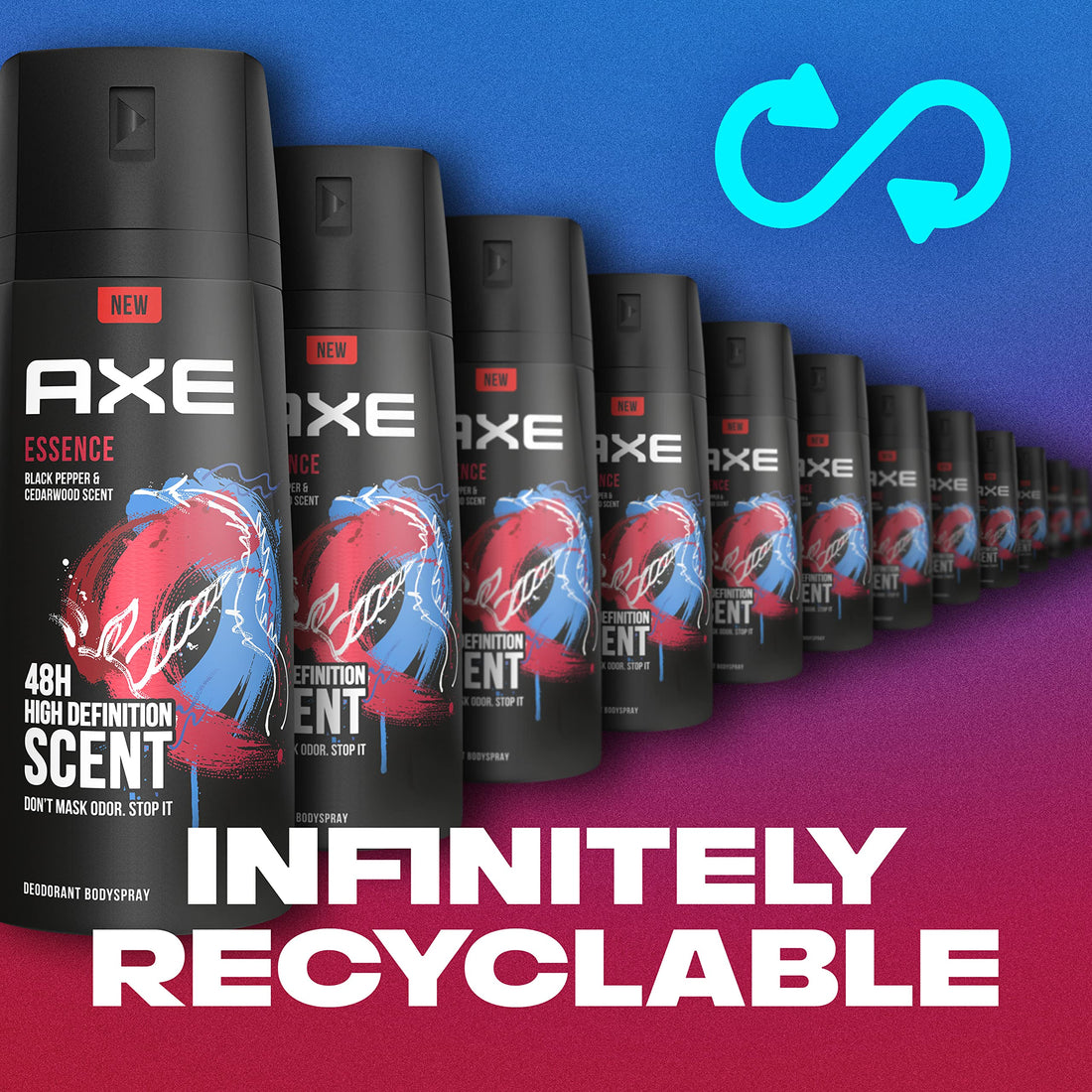 Axe Body Spray Twin Pack, Essence, 8 Ounce