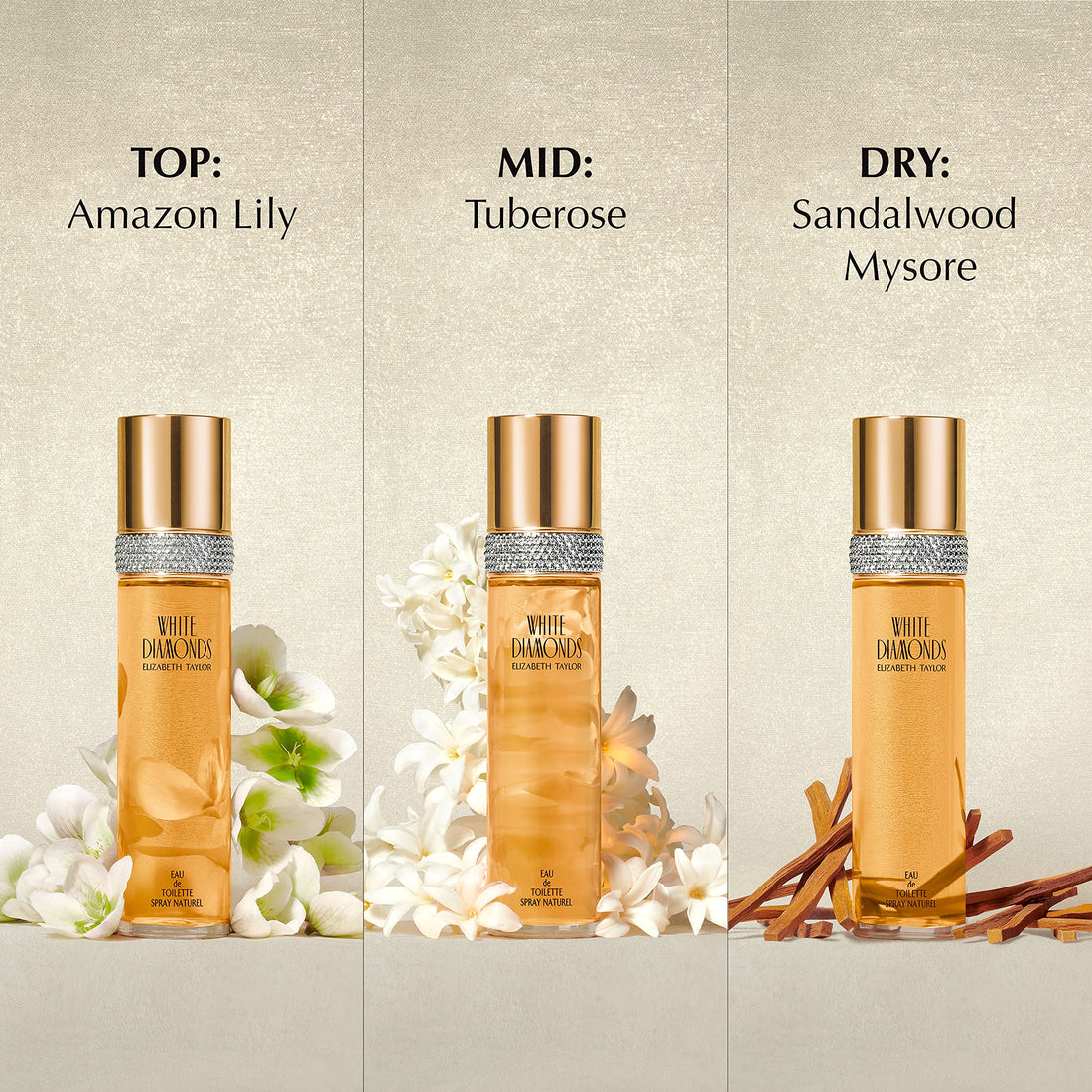 Elizabeth Taylor White Diamonds By For Women, Body Powder, 2.6-Ounce