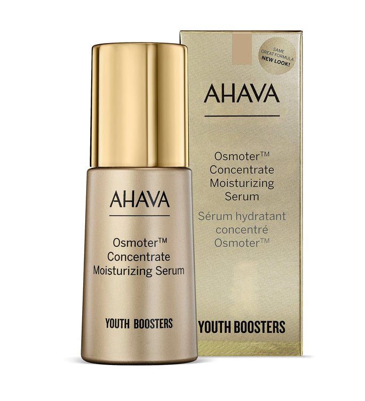 AHAVA Osmoter Concentrate Moisturizing Serum - Lightweight Concentrated Serum to Boost Youthfulness & Radiance from within, Enhance Hydration, with Argan Oil, Hyaluronic Acid & Osmoter X3, 1 Fl.Oz