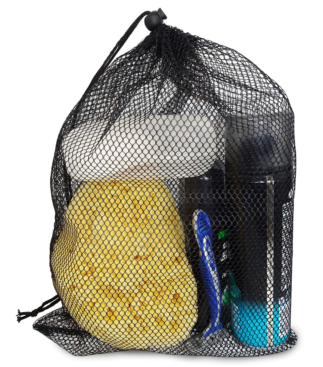 Real Sea Sponge for Men - Extra Large 6-7, Totally Natural, Kind on Skin for an Invigorating Shower, Supplied in Breathable Mesh Bag. Great for The Gym, Grooming, Bath & Body Gift by Constantia Man