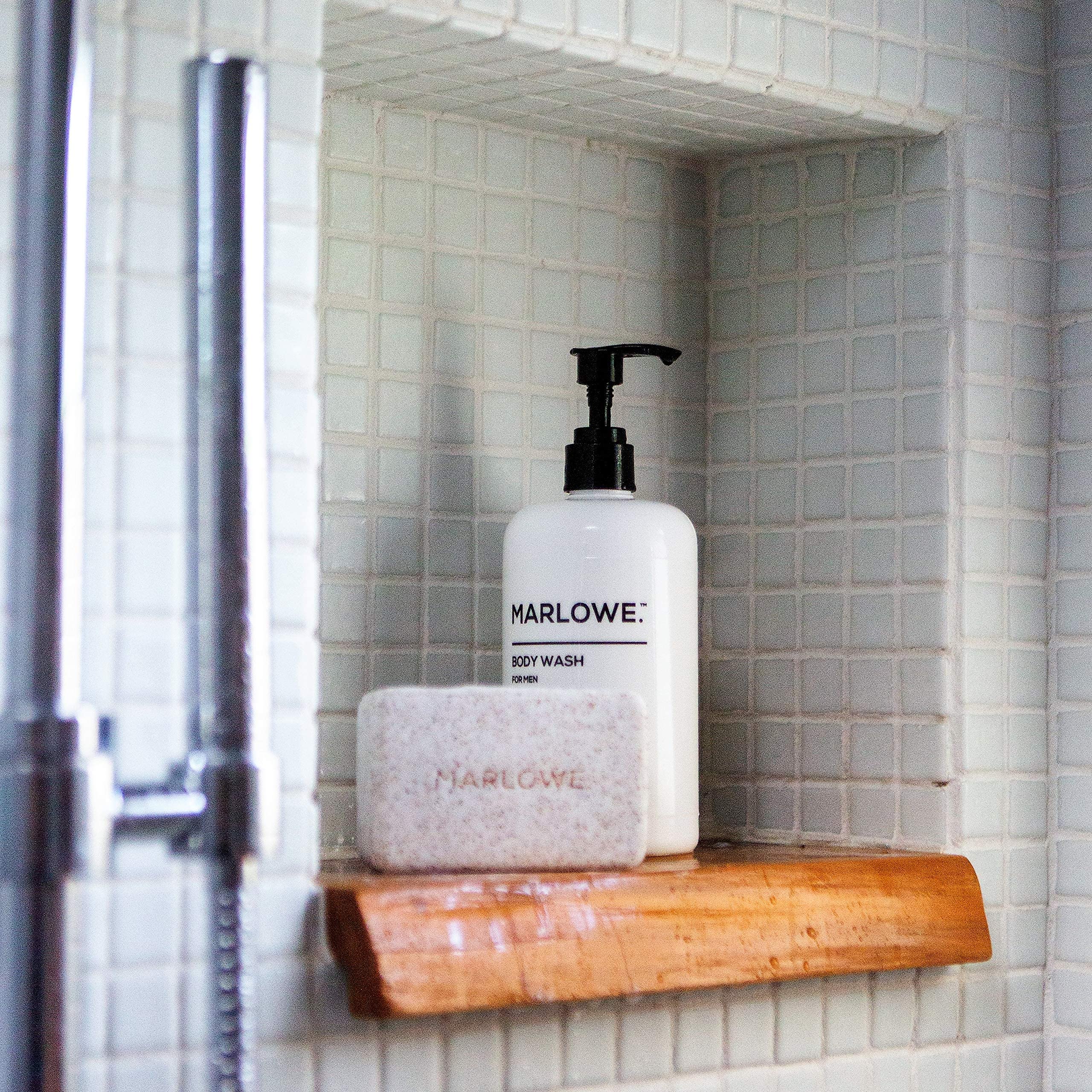 MARLOWE. No. 103 Men's Body Wash 16 oz | Energizing & Refreshing | Made with Natural Ingredients | Aloe & Green Tea Extracts