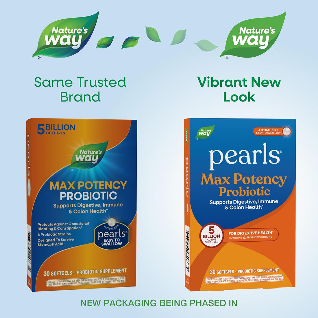 Nature's Way Max Potency Probiotic Pearls, Supports Digestive, Immune & Colon Health, 30 Softgels (Pack of 1)