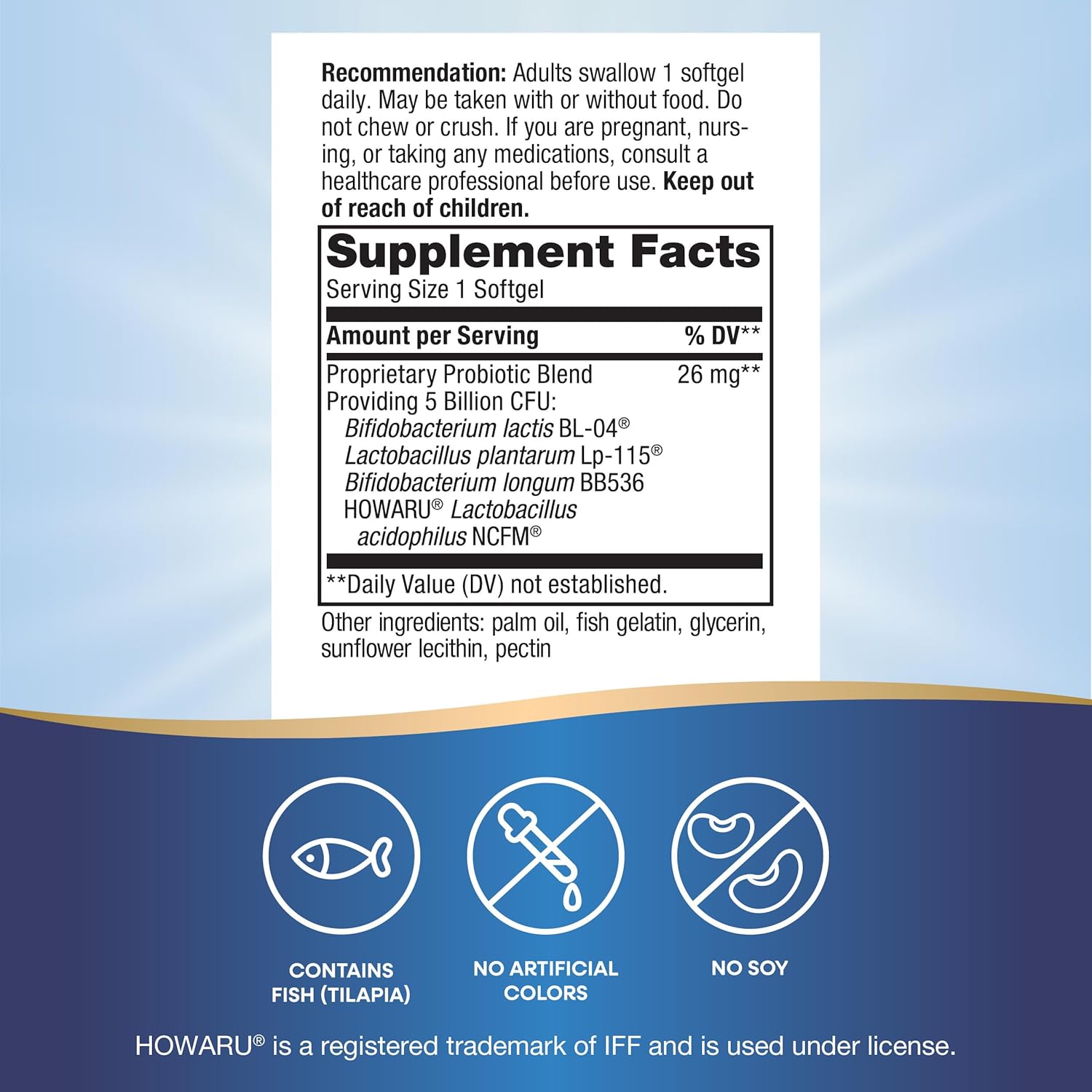 Nature's Way Max Potency Probiotic Pearls, Supports Digestive, Immune & Colon Health, 30 Softgels (Pack of 1)