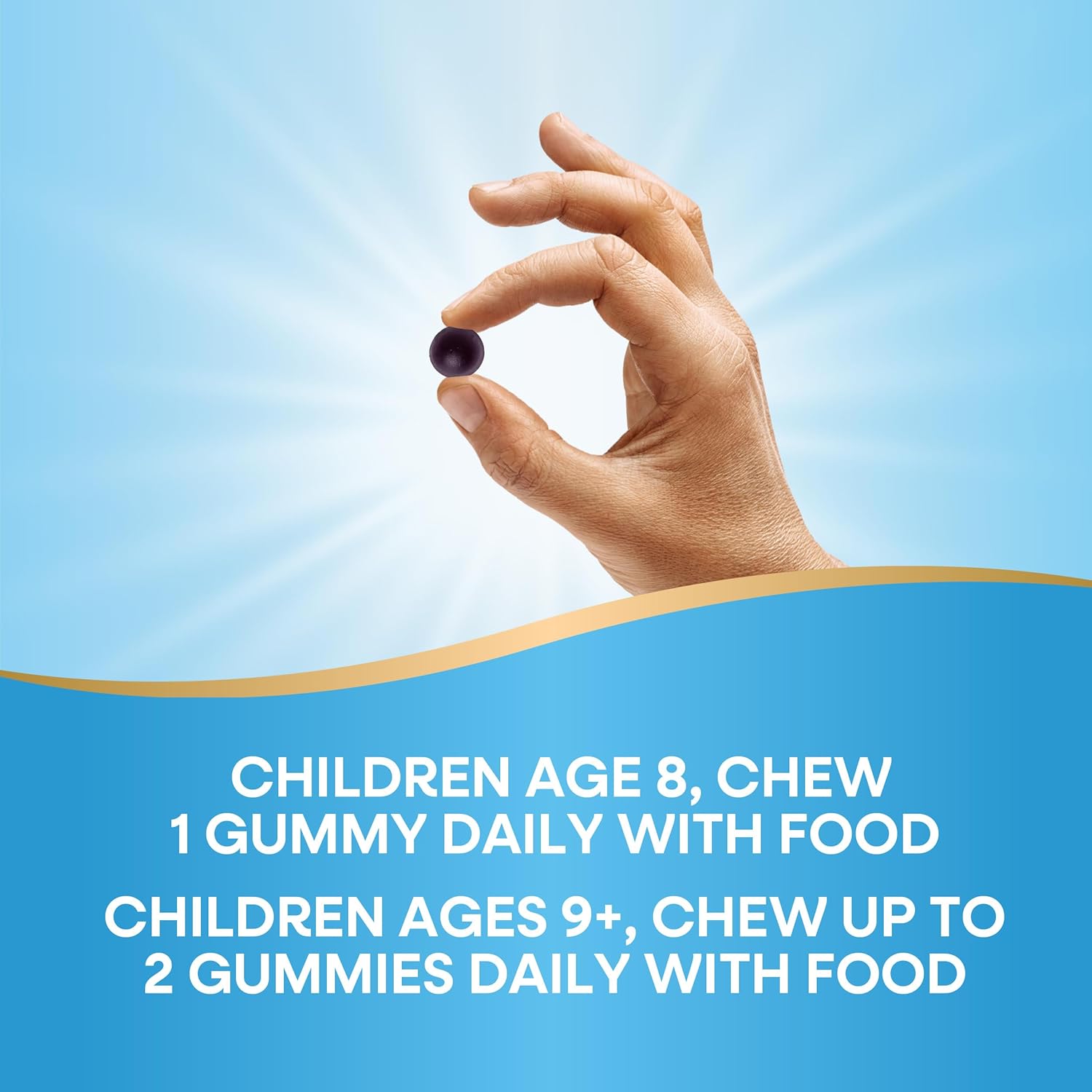 Nature's Way Kids Cool, Calm & Collected Gummies for Ages 8+, Grape Flavored, Vegetarian Friendly, Gluten Free, 40 Gummies (Pack of 1)