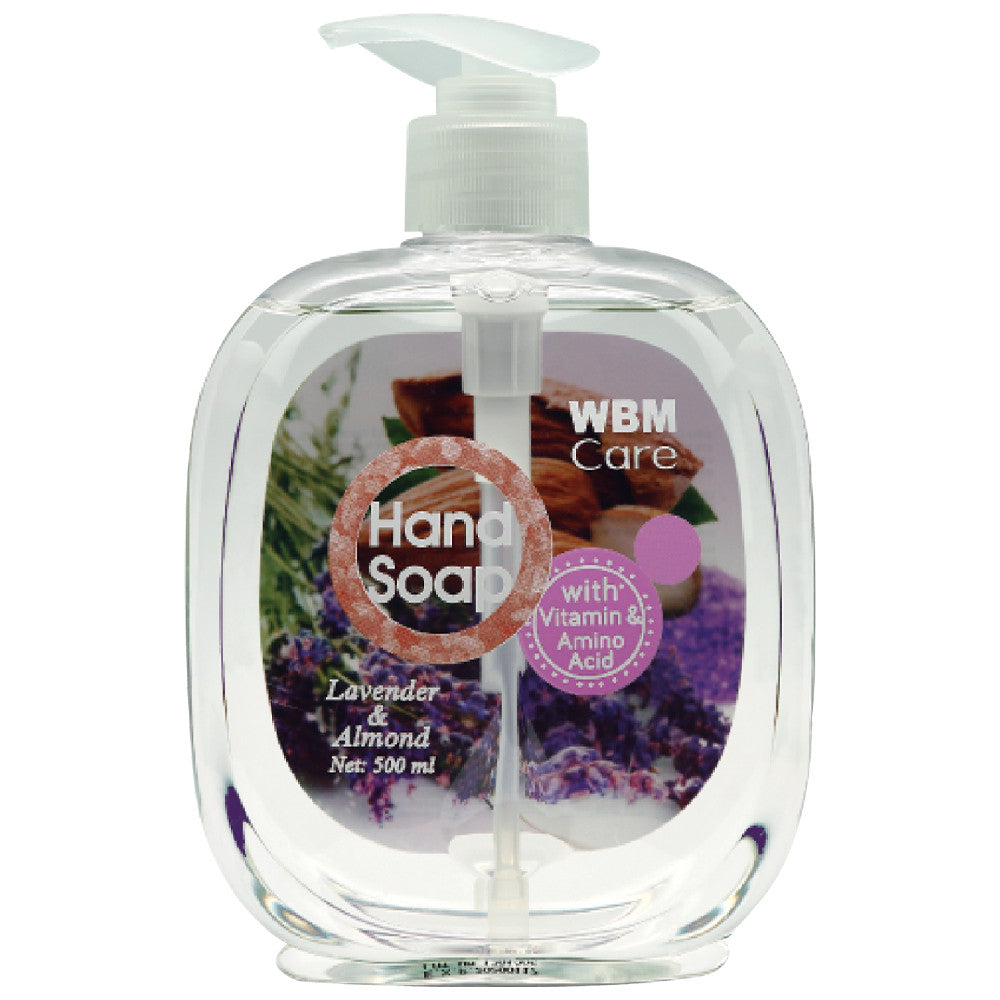 WBM Care Hand Soap - Lavender & Almond, 500 ml (3-pack)